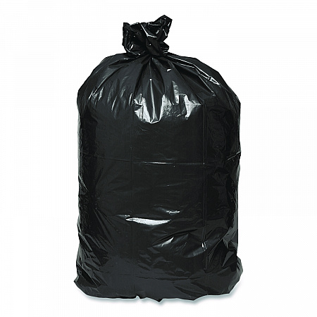 Linear Low Density Recycled Can Liners, 10 gal, 0.85 mil, 24
