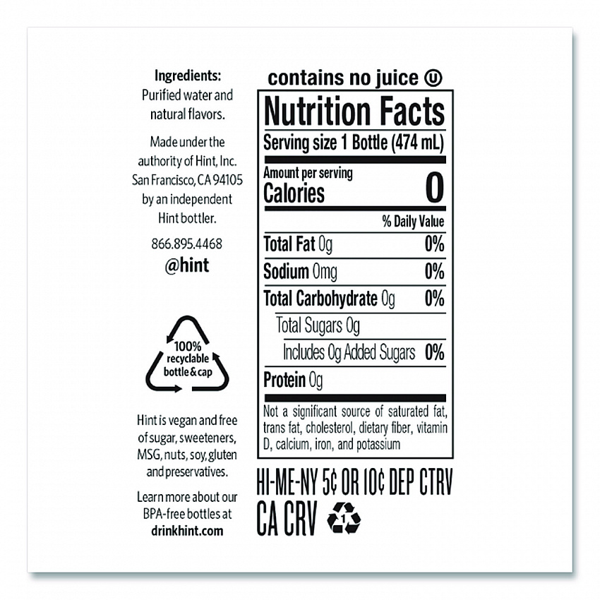 Flavored Water, Cherry, 16 oz Bottle, 12 Bottles/Carton (00157)