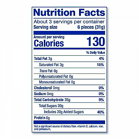 Fruit Chews, Tropical, Peg Bag 3.53 oz, 6/Carton (00434)