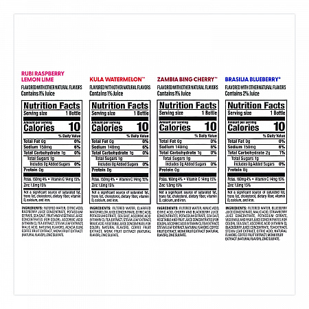 Antioxidant Infused Beverage, Variety Pack, 18 oz Bottle, 15/Carton (22000656)