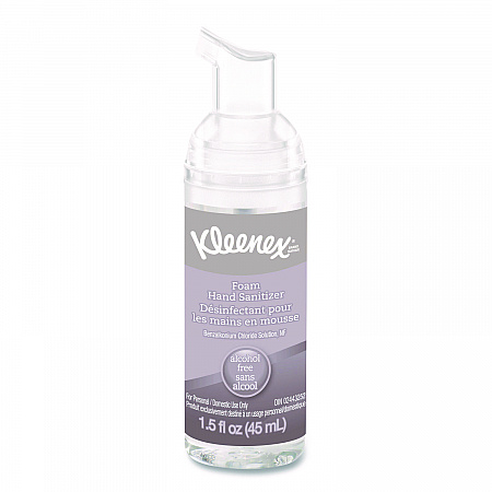 Alcohol-Free Foam Hand Sanitizer, 1.5 oz Pump Bottle, Unscented, 24/Carton (34136)