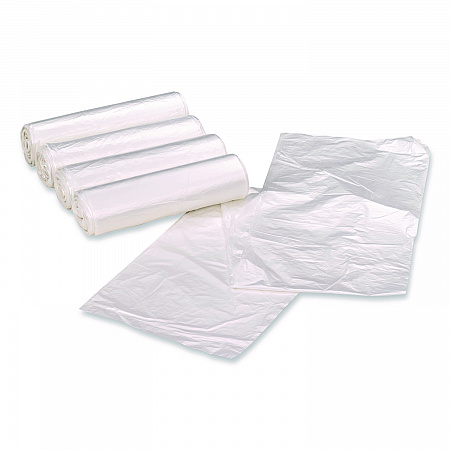 Linear Low Density Clear Recycled Can Liners, 60 gal, 1.5 mil, 38
