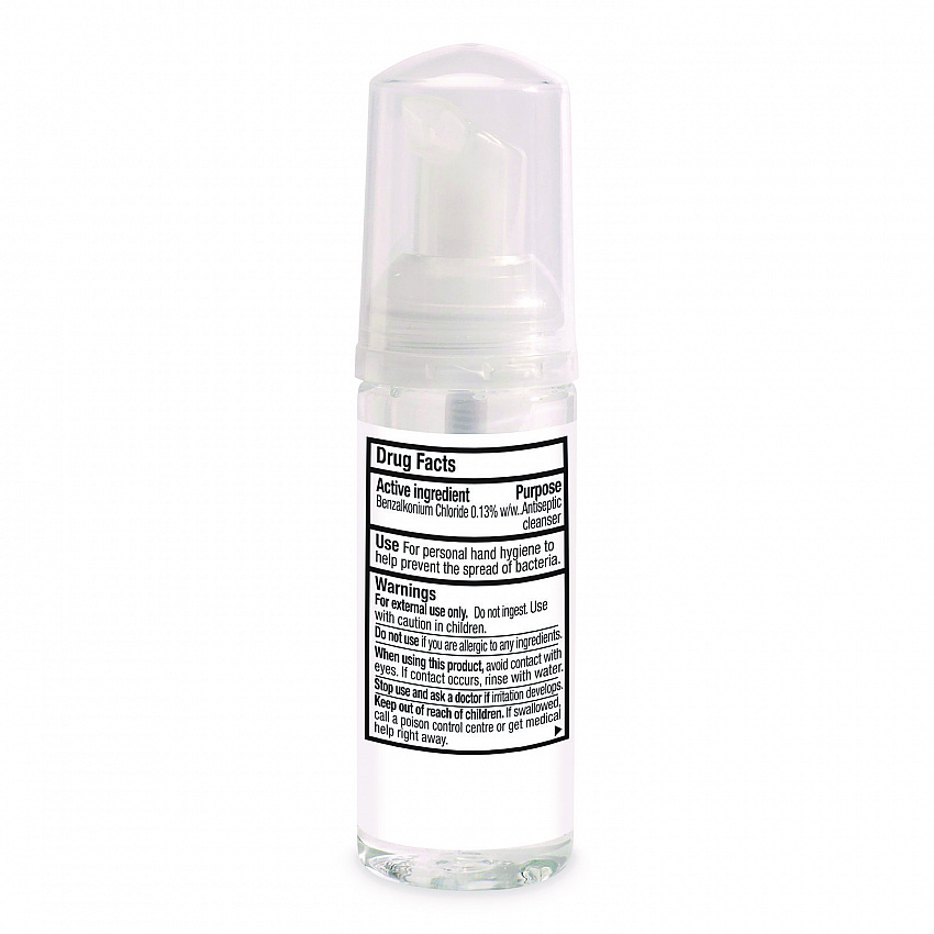 Alcohol-Free Foam Hand Sanitizer, 1.5 oz Pump Bottle, Unscented (34136EA)
