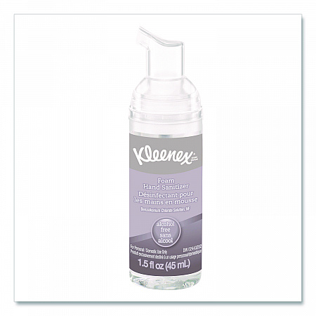 Alcohol-Free Foam Hand Sanitizer, 1.5 oz Pump Bottle, Unscented (34136EA)