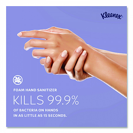 Ultra Moisturizing Foam Hand Sanitizer, 1.5 oz Pump Bottle, Unscented (34604EA)