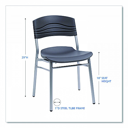 CafeWorks Chair, Supports Up to 225 lb, 18