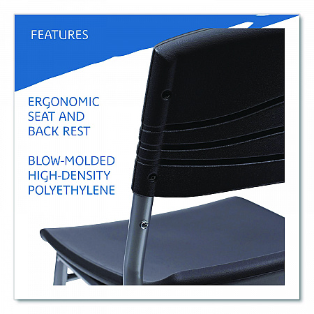 CafeWorks Chair, Supports Up to 225 lb, 18