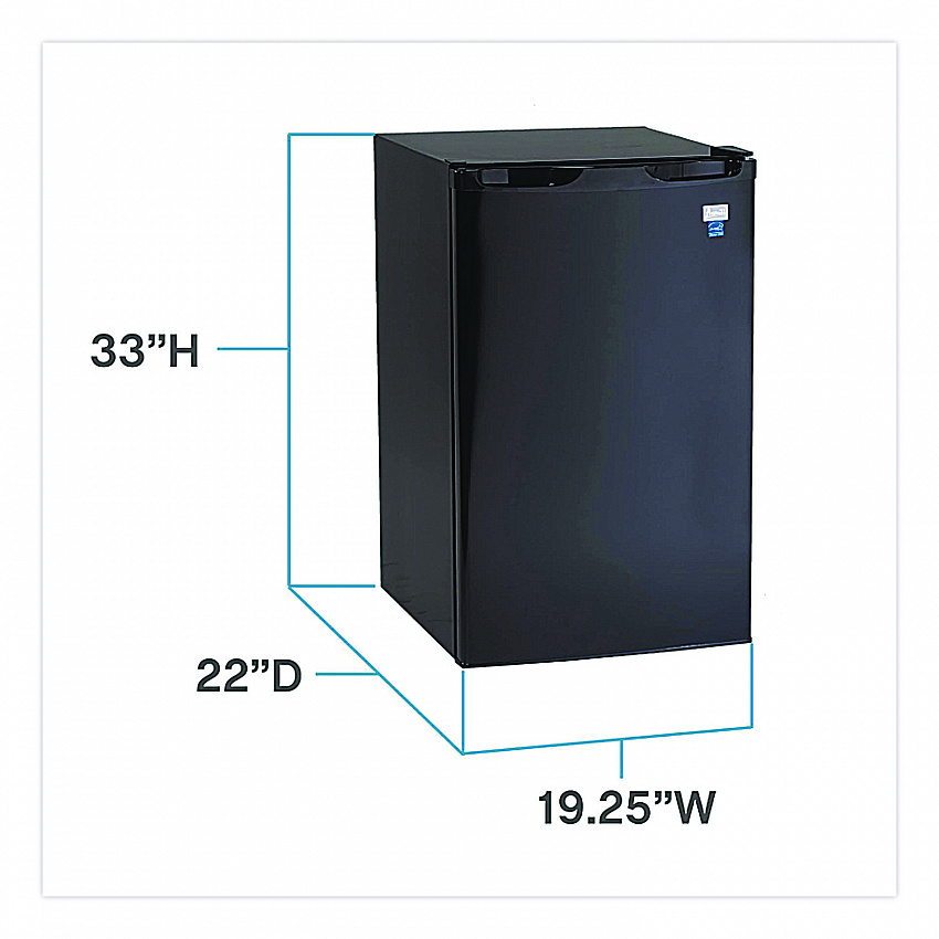 4.4 Cu. Ft. Counter Height Refrigerator, Black (RM4416B)