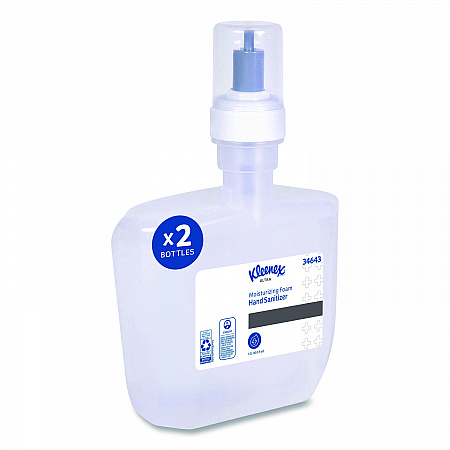Ultra Moisturizing Foam Hand Sanitizer, 1,200 mL Cassette, Unscented, 2/Carton (34643)