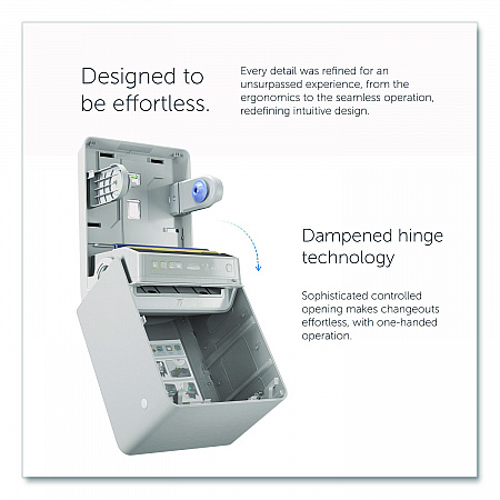 ICON Automatic Roll Towel Dispenser, 20.12 x 16.37 x 13.5, Silver Mosaic (53691)