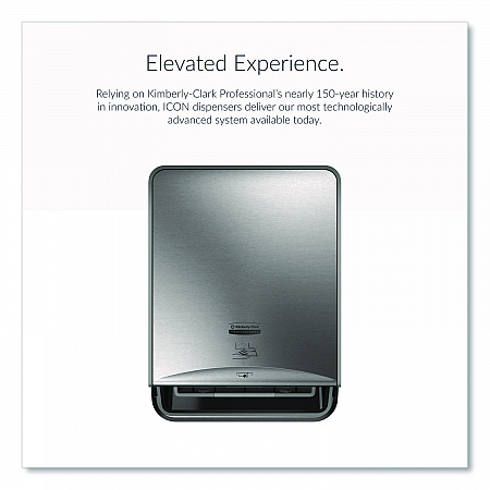 ICON Automatic Roll Towel Recessed Dispenser Housing, without Trim Panel, Stainless Steel (53706)