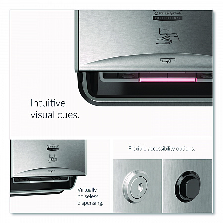 ICON Automatic Roll Towel Recessed Dispenser Housing, without Trim Panel, Stainless Steel (53706)