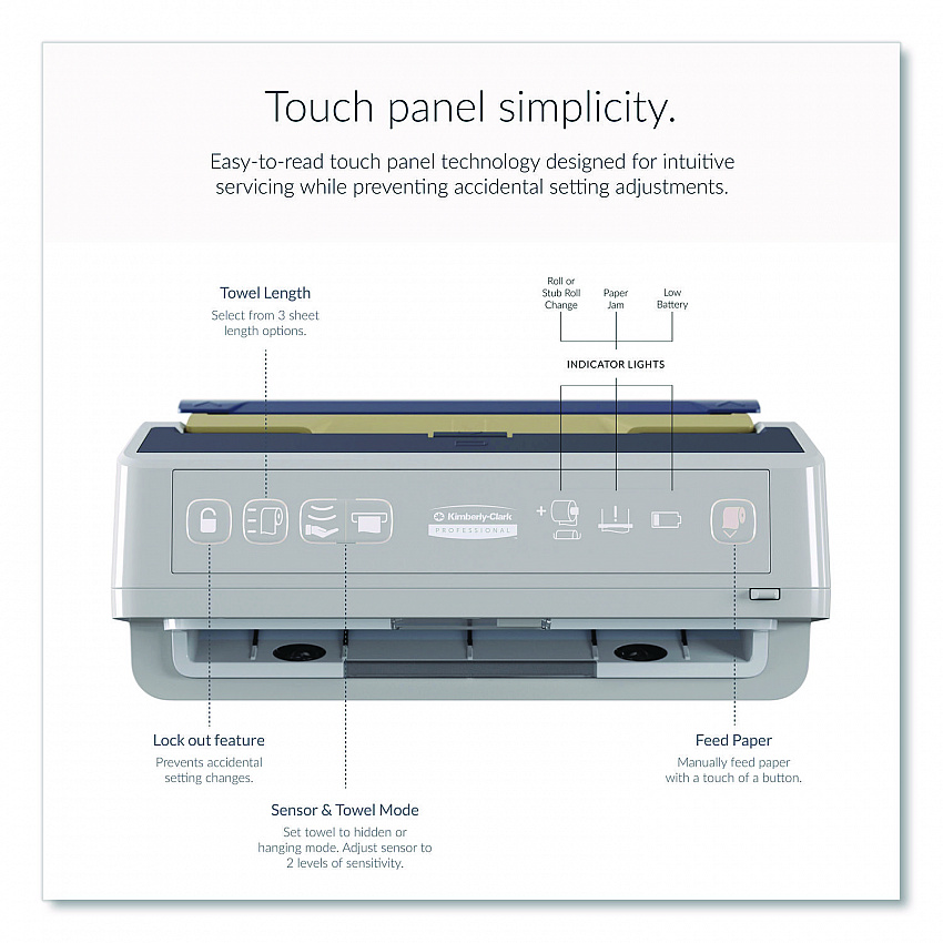 ICON Automatic Roll Towel Recessed Dispenser Housing, without Trim Panel, Stainless Steel (53706)