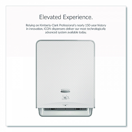 ICON Automatic Roll Towel Dispenser, 20.12 x 16.37 x 13.5, White Mosaic (58710)