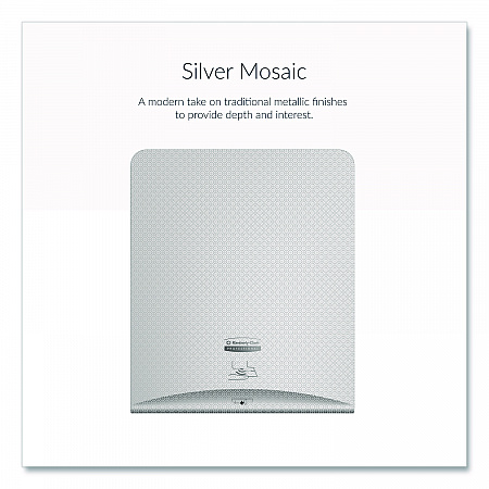 ICON Faceplate for Automatic Roll Towel Dispenser, 18.12 x 15.62 x 12.87, Silver Mosaic (58760)
