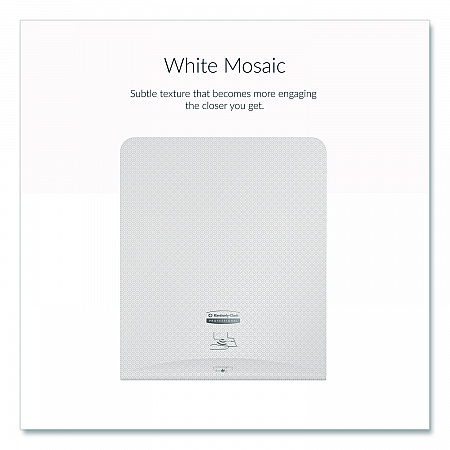 ICON Faceplate for Automatic Roll Towel Dispenser, 18.12 x 15.62 x 12.87, White Mosaic (58770)