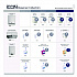 ICON Faceplate for Automatic Roll Towel Dispenser, 18.12 x 15.62 x 12.87, White Mosaic (58770)