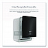 ICON Faceplate for Automatic Roll Towel Dispenser, 18.12 x 15.62 x 12.87, Black Mosaic (58780)