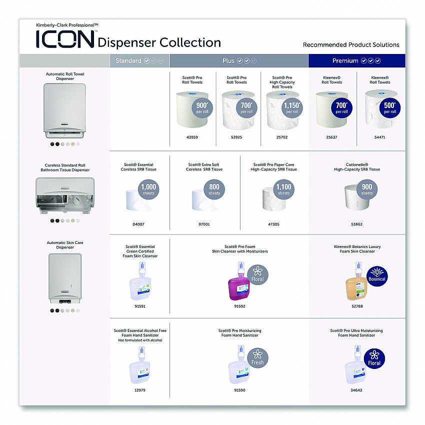 ICON Faceplate for Automatic Roll Towel Dispenser, 18.12 x 15.62 x 12.87, Black Mosaic (58780)