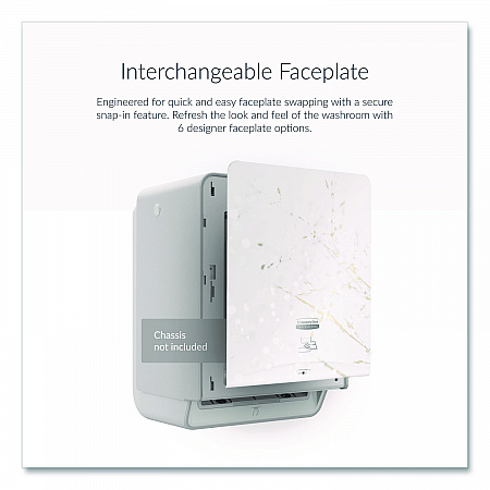 ICON Faceplate for Automatic Roll Towel Dispenser, 18.12 x 15.62 x 12.87, Cherry Blossom (58820)
