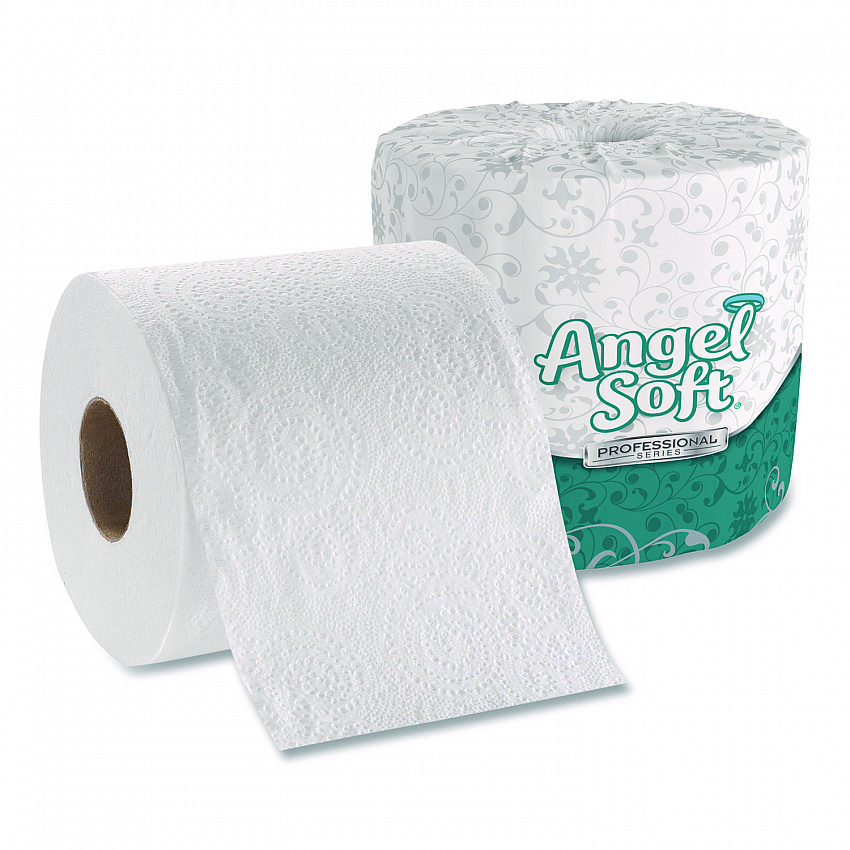 Angel Soft ps Premium Bathroom Tissue, Septic Safe, 2-Ply, White, 450 Sheets/Roll, 80 Rolls/Carton (16880)