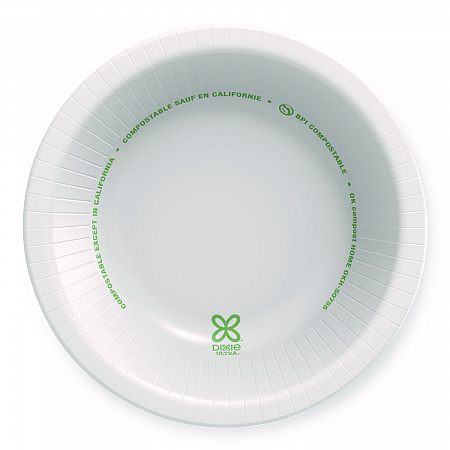 Pathways with Soak Proof Shield Heavyweight Paper Bowls, WiseSize, 12 oz, Green/Burgundy, 125/Pack, 4 Packs/Carton (SXB12WS)
