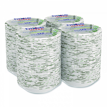 Pathways Heavyweight Paper Bowls, WiseSize, 12 oz, Green/Burgundy, 125/Pack (SXB12WSPK)