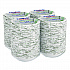 Pathways Heavyweight Paper Bowls, WiseSize, 12 oz, Green/Burgundy, 125/Pack (SXB12WSPK)