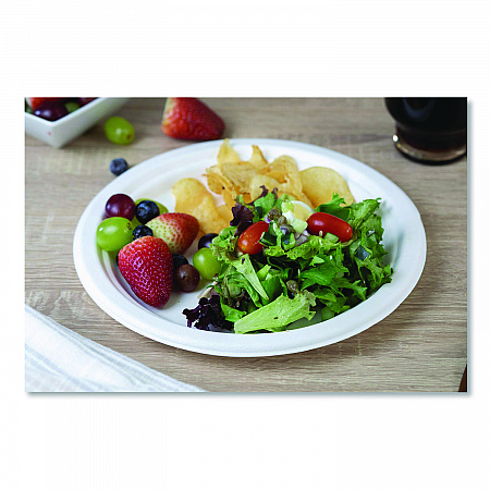 ChampWare Molded Fiber Tableware, Molded Fiber Plate, 10