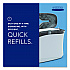 Countertop Folded Towel Dispenser, 13.3 x 5.2 x 9, Gray (55760)