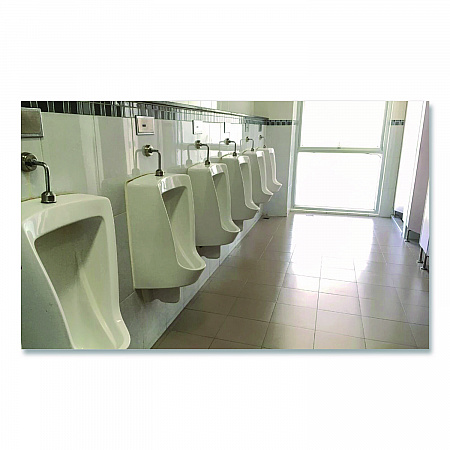 SmartSCREEN Urinal Screen, Ocean Breeze Scent, Blue, 1 lb, 72/Carton (2867200)
