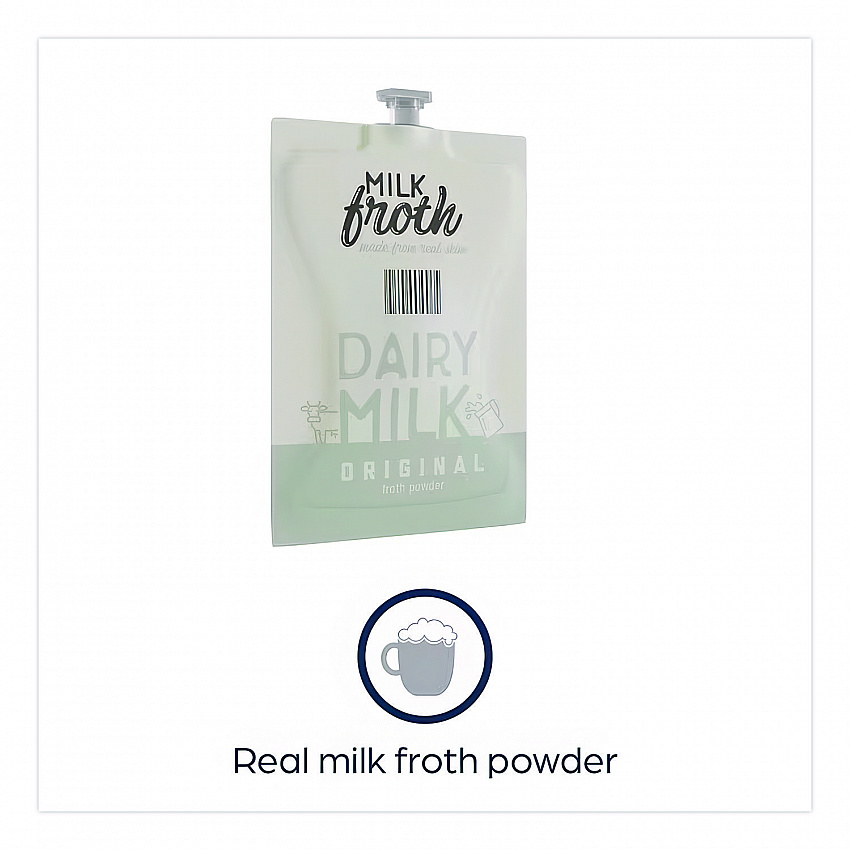 FLAVIA Real Milk Froth Freshpacks, 0.46 oz Packet, 72/Carton (MDR12475)