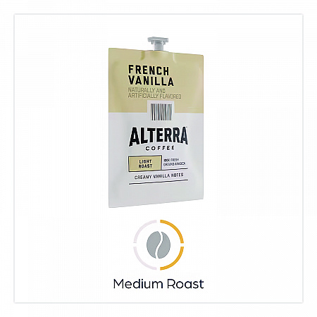 Coffee Freshpack Pods, French Vanilla, Medium Roast, 0.23 oz, 100/Carton (MDRA183)