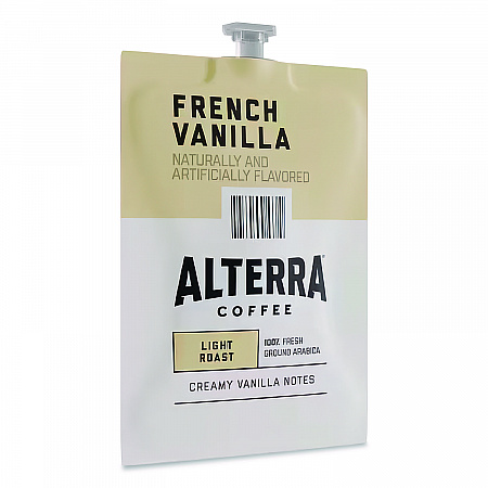Coffee Freshpack Pods, French Vanilla, Medium Roast, 0.23 oz, 100/Carton (MDRA183)
