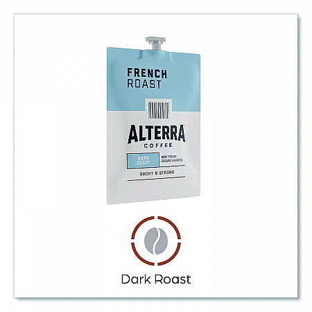 Coffee Freshpack Pods, French Roast, Dark Roast, 0.32 oz, 100/Carton (MDRA184)