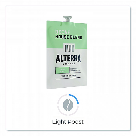 Coffee Freshpack Pods, House Blend Decaf, Light Roast, 0.25, 100/Carton (MDRA187)