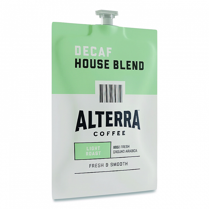 Coffee Freshpack Pods, House Blend Decaf, Light Roast, 0.25, 100/Carton (MDRA187)
