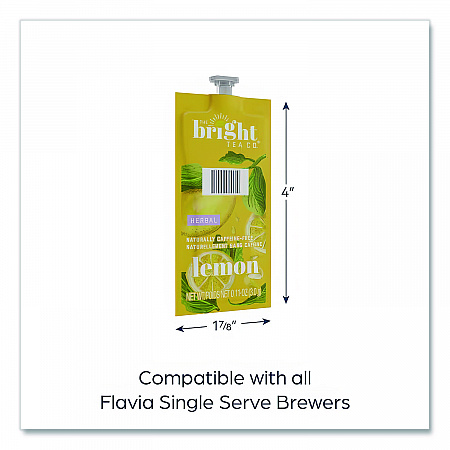 Tea Freshpack Pods, Lemon Herbal, 0.1 oz, 100/Carton (MDRB502)