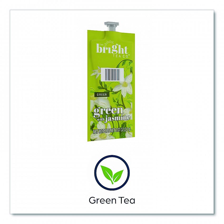 Tea Freshpack Pods, Green with Jasmine, 0.03 oz, 100/Carton (MDRB503)