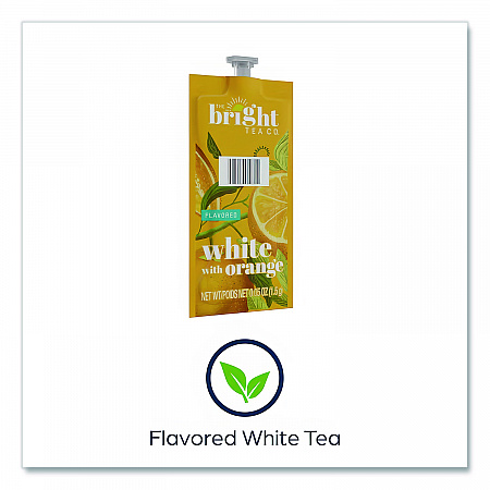 Tea Freshpack Pods, White with Orange, 0.05 oz, 100/Carton (MDRB504)
