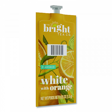 Tea Freshpack Pods, White with Orange, 0.05 oz, 100/Carton (MDRB504)