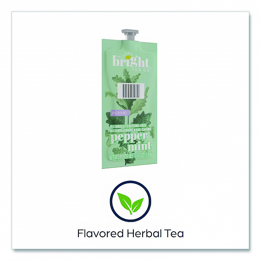 Tea Freshpack Pods, Peppermint Herbal, 0.07 oz, 100/Carton (MDRB505)