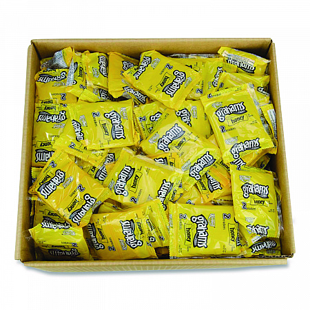 Honey Grahams Crackers, 0.49 oz Bag, 200/Carton (802690)