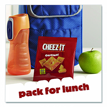 Cheez-it Crackers, 1.5 oz Bag, Reduced Fat, 60/Carton (122264)