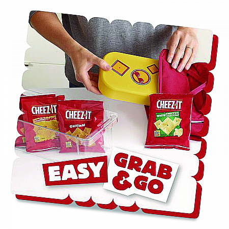 Baked Snack Crackers, Variety Pack, 0.75 oz Bag, 12/Box (94026)