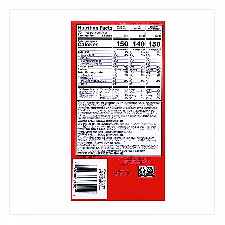 Baked Snack Crackers, Variety Pack, 0.75 oz Bag, 12/Box (94026)