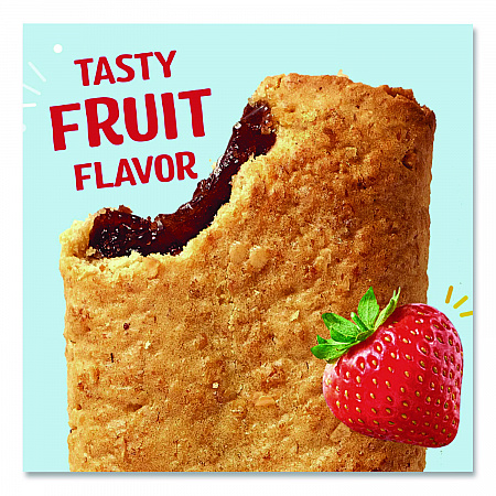 Nutri-Grain Soft Baked Breakfast Bars, Strawberry, Indv Wrapped 1.3 oz Bar, 16/Box (35945)