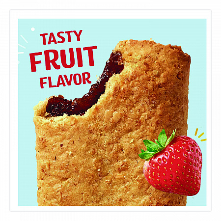 Nutri-Grain Soft Baked Breakfast Bars, Strawberry, 1.3 oz, 8/Box (35902)