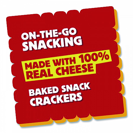Cheez-It Crackers, 1.5 oz Single-Serving Snack Pack, 8/Box (12233)