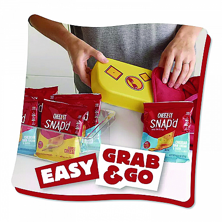 Snap'd Crackers Variety Pack, Cheddar Sour Cream and Onion; Double Cheese, 0.75 oz Bag, 42/Carton (11500)